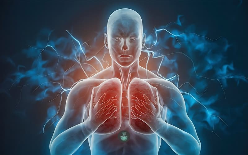Representación del impacto del estrés emocional en el organismo